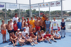 Rafael Nadal mit Kinder